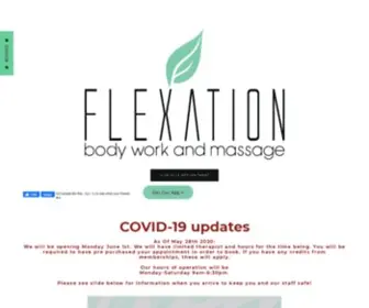 Flexationmassage.com(LIVE PAIN FREE) Screenshot