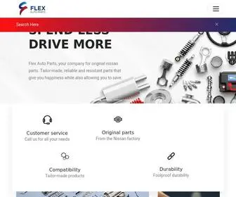 Flexautoparts.com(Flex Auto Parts) Screenshot