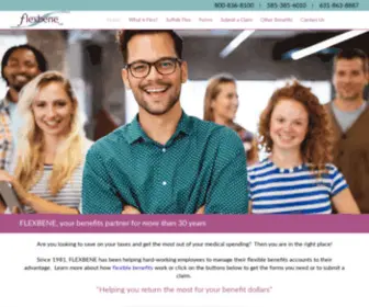 Flexbene.com(FLEXBENE, your benefits partner for more than 30 years) Screenshot