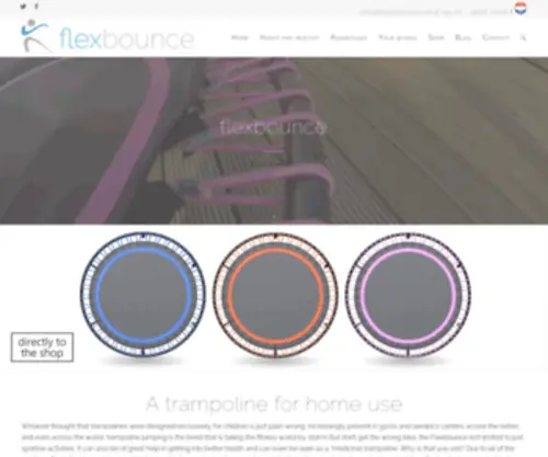 Flexbounce.com(Fitness rebounders) Screenshot