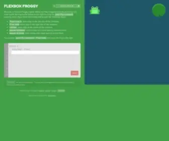 Flexboxfroggy.com(Flexbox Froggy) Screenshot