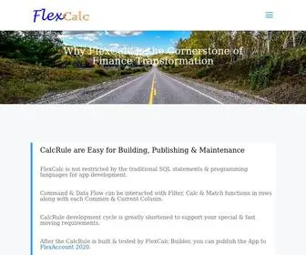 Flexcalc.net(FlexCalc is an end) Screenshot
