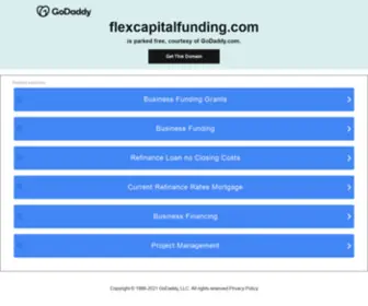 Flexcapitalfunding.com(Medical Equipment Leasing with Flex Capital Funding Financing & Leasing) Screenshot