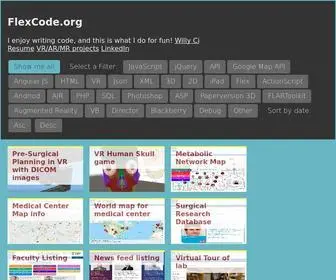 Flexcode.org(Willy's Portfolio) Screenshot