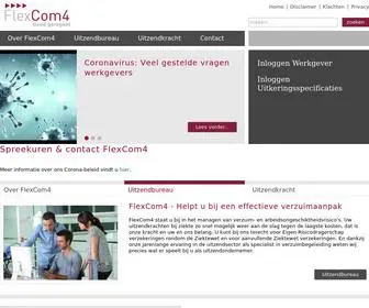 Flexcom4.nl(De verzuimspecialist in de uitzendbranche) Screenshot