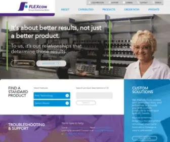 Flexcon.com(Home) Screenshot