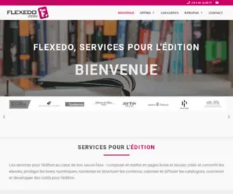 Flexedo.com(Services pour l'édition à Paris) Screenshot