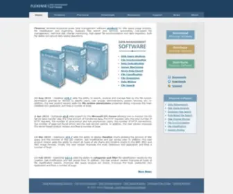 Flexense.com(Data Management Software) Screenshot