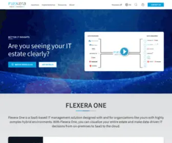 Flexera.eu(IT and Cloud Management) Screenshot