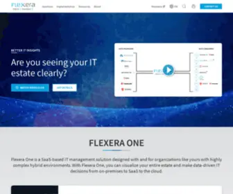 Flexerasoftware.info(IT Management Software) Screenshot