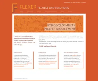 Flexer.ca(Web Development and Project Management) Screenshot