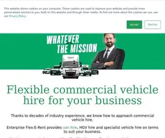 Flexerent.co.uk(Commercial vehicle hire) Screenshot