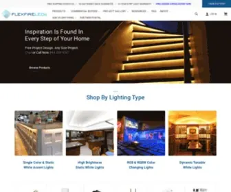 Flexfireleds.com(Brightest LED strip lights) Screenshot
