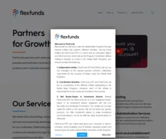 Flexfunds.com(Partners for Growth) Screenshot