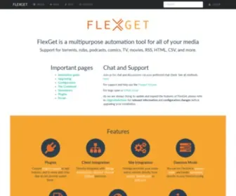 Flexget.com(Home) Screenshot