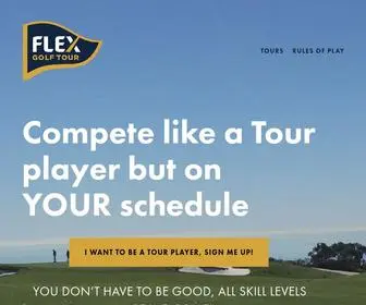 Flexgolftour.com(Flex Golf Tour) Screenshot