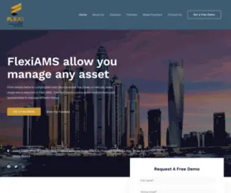 Flexiams.com(The home of flexible softwares) Screenshot