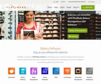 Flexibake.com(FlexiBake bakery management software) Screenshot
