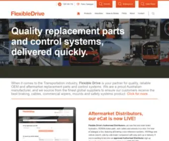 Flexibledrive.com.au(Flexible Drive is an Australian manufacturing and aftermarket parts logistics Company supporting the Transportation industry with a history spanning over 80 years) Screenshot