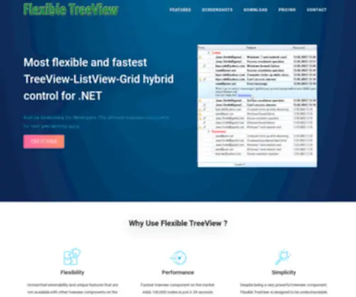 Flexibletreeview.com(Fast and flexible .NET TreeView) Screenshot