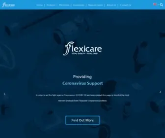 Flexicare.com(Flexicare Medical Limited) Screenshot