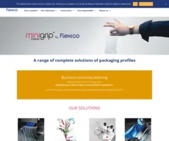 Flexico.co.uk(Gammes de sachet plastique) Screenshot