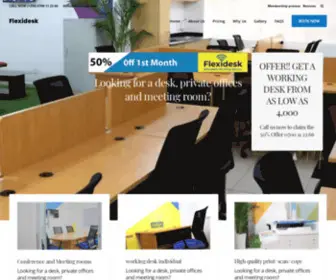 Flexidesk.co.ke(Affordable working space) Screenshot
