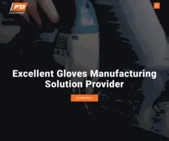 Flexidynamic.com(The Gloves Manufacturing Solution Provider) Screenshot