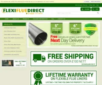 Flexifluedirect.com(Flue Liners) Screenshot
