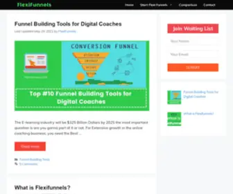 Flexifunnels.info(Learn Funnel Building) Screenshot