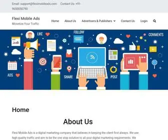 Fleximobileads.com(BizBite corporate business template or agency and marketing template) Screenshot