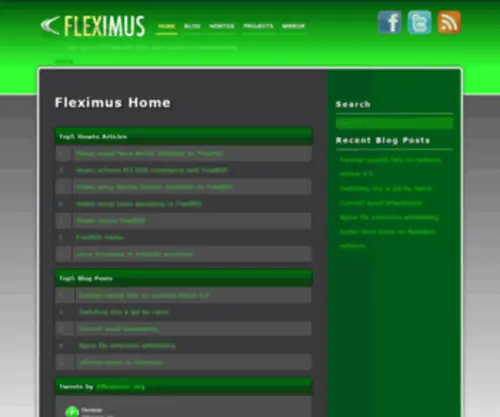 Fleximus.org(Fleximus) Screenshot