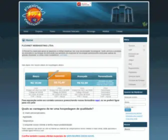 Flexinet.net.br(Flexinet Webhosting LTDA) Screenshot