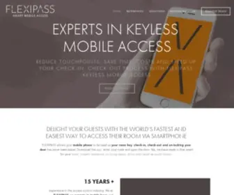 Flexipass.tech(FLEXIPASS Keyless Entries) Screenshot