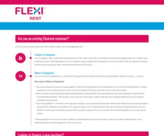Flexirent.ie(Flexirent option) Screenshot