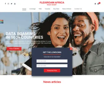 Flexiroamafrica.com(Flexiroam) Screenshot