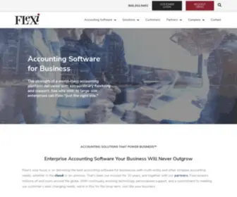 Flexisoftware.com(Accounting Software for Business) Screenshot