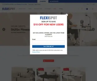 Flexispot.com Screenshot