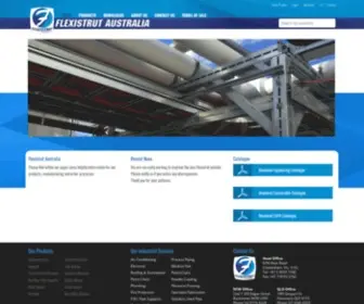 Flexistrut.com.au(Pipe Support Systems) Screenshot