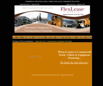 Flexleasefinancial.com(Commercial Truck) Screenshot