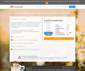 Flexlimit.se(Låna från 5000 kr upp tillkr) Screenshot