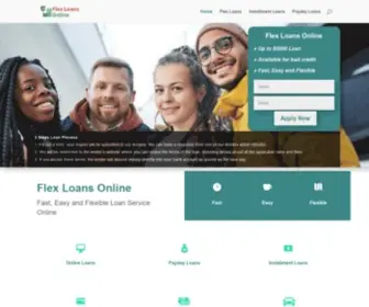 Flexloansonline.com(Flex Loans Online) Screenshot