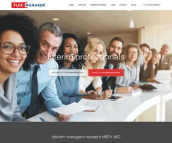 Flexmanager.nl(Interim managers die het verschil maken) Screenshot