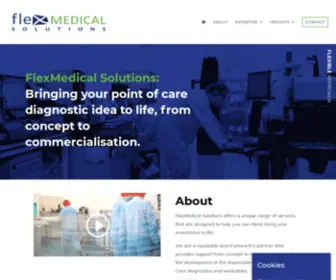 Flexmedical-Solutions.com(Point of Care Diagnostics Development and Contract Manufacturer) Screenshot