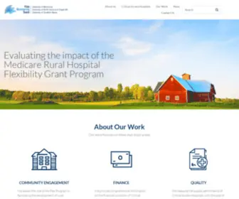 Flexmonitoring.org(Evaluating the impact of the Medicare Rural Hospital Flexibility Grant Program) Screenshot