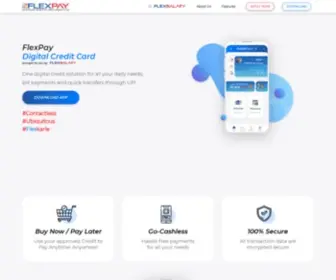 Flexpay.in(Instant Digital Credit Card App in India) Screenshot