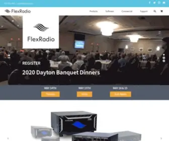 Flexradio.com(Leaders in Software Defined Radios & Technology) Screenshot