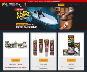 Flexsealproducts.com(Flex Seal Family of Products) Screenshot