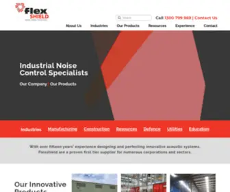 Flexshield.com.au(Industrial noise control) Screenshot