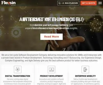 Flexsin.com(Software development) Screenshot